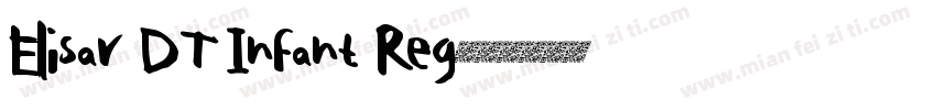 Elisar DT Infant Reg字体转换